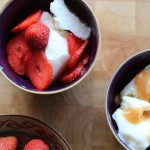 glace yaourt fruits