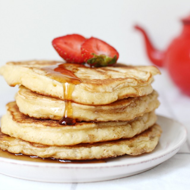 pancakes moelleux et gonflés