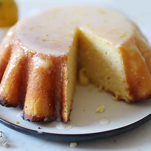 gâteau à la polenta et à la bergamote