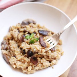risotto aux champignons : recette facile