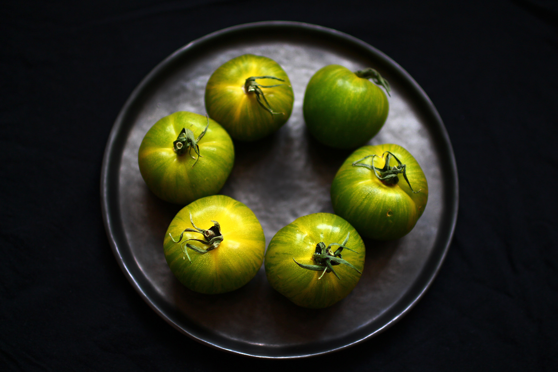 tomates vertes photographie cuisine recette beignets
