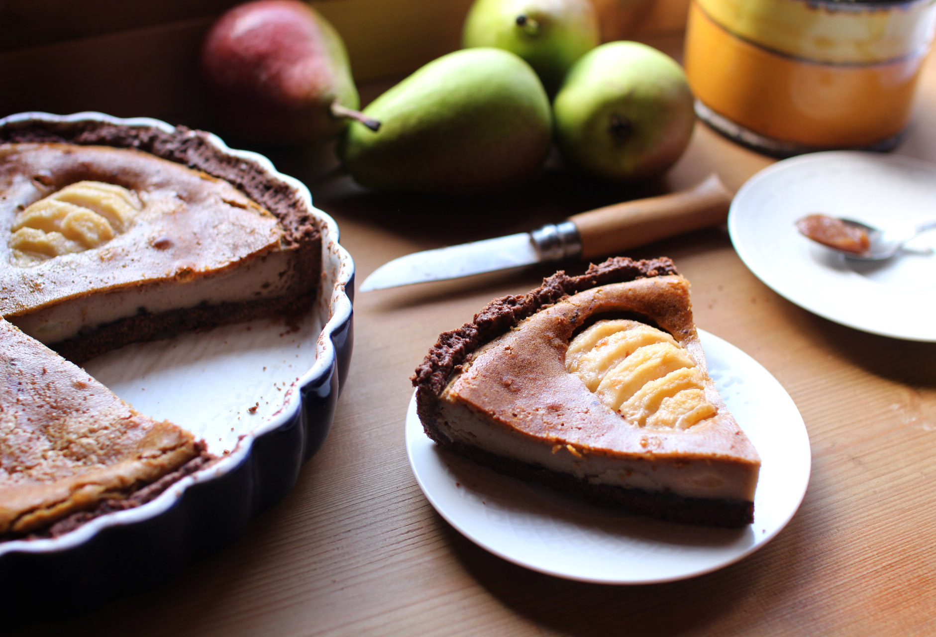 Tarte A La Creme De Marrons Aux Poires Et Au Chocolat Royal