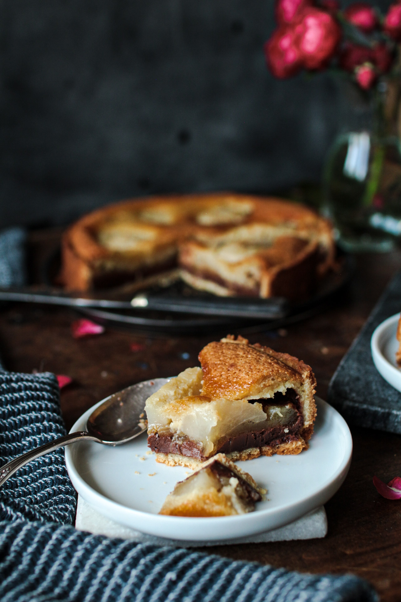 comment faire une tarte poire chocolat