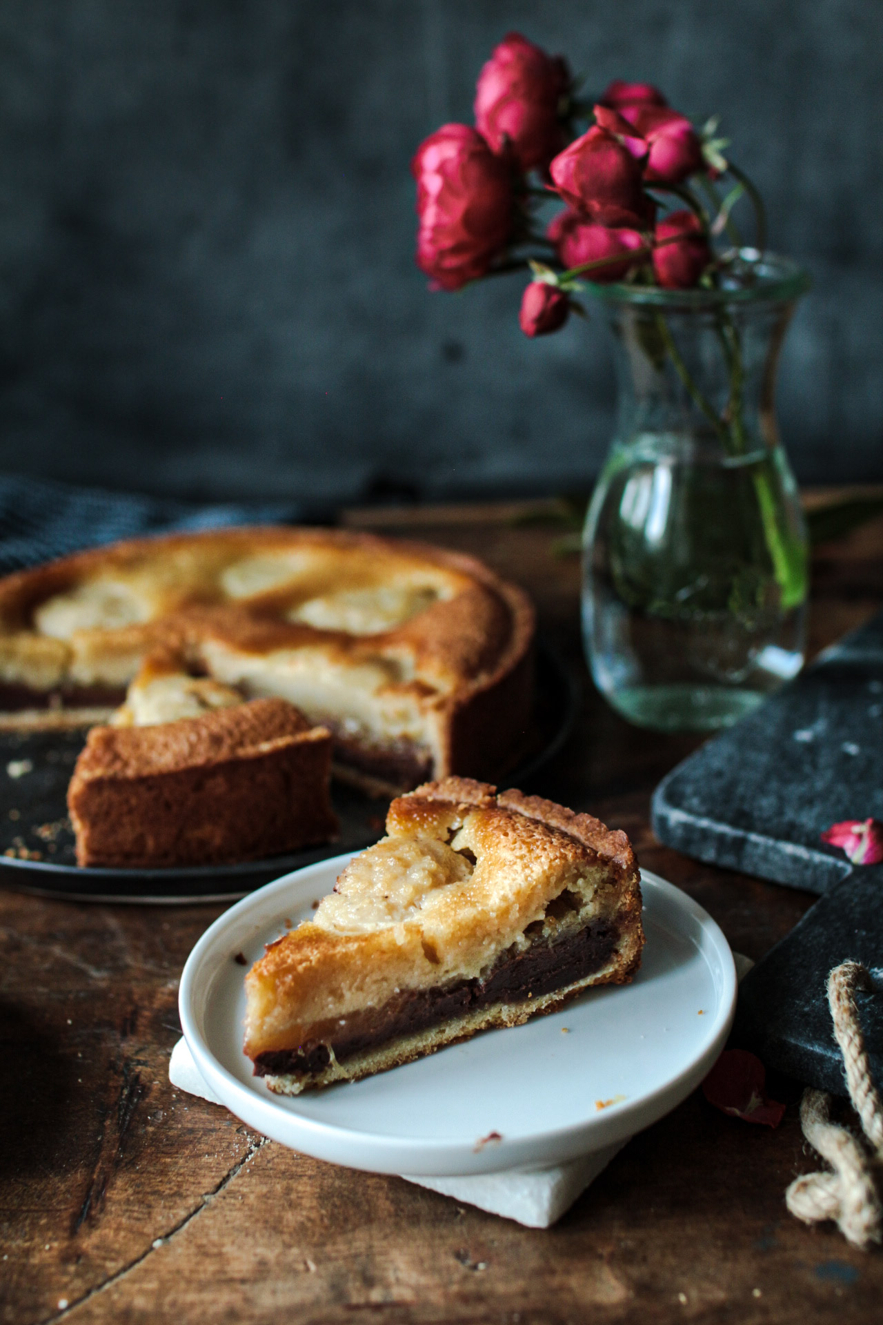 tarte-facile-chocolat-poire-amande