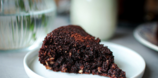Gâteau au chocolat et noisettes sans gluten