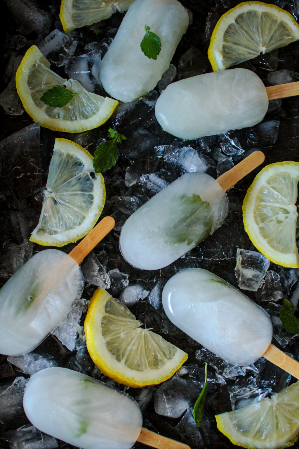 Glace à l’eau maison {citronmenthe}