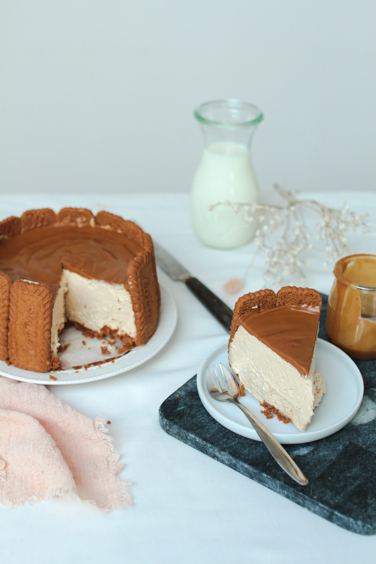 Cheesecake speculoos sans cuisson