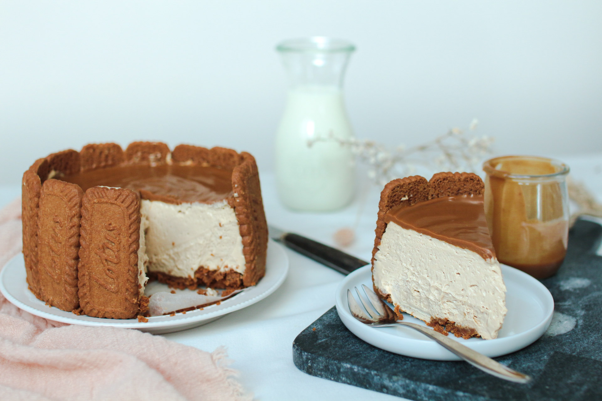 Cheesecake speculoos sans cuisson