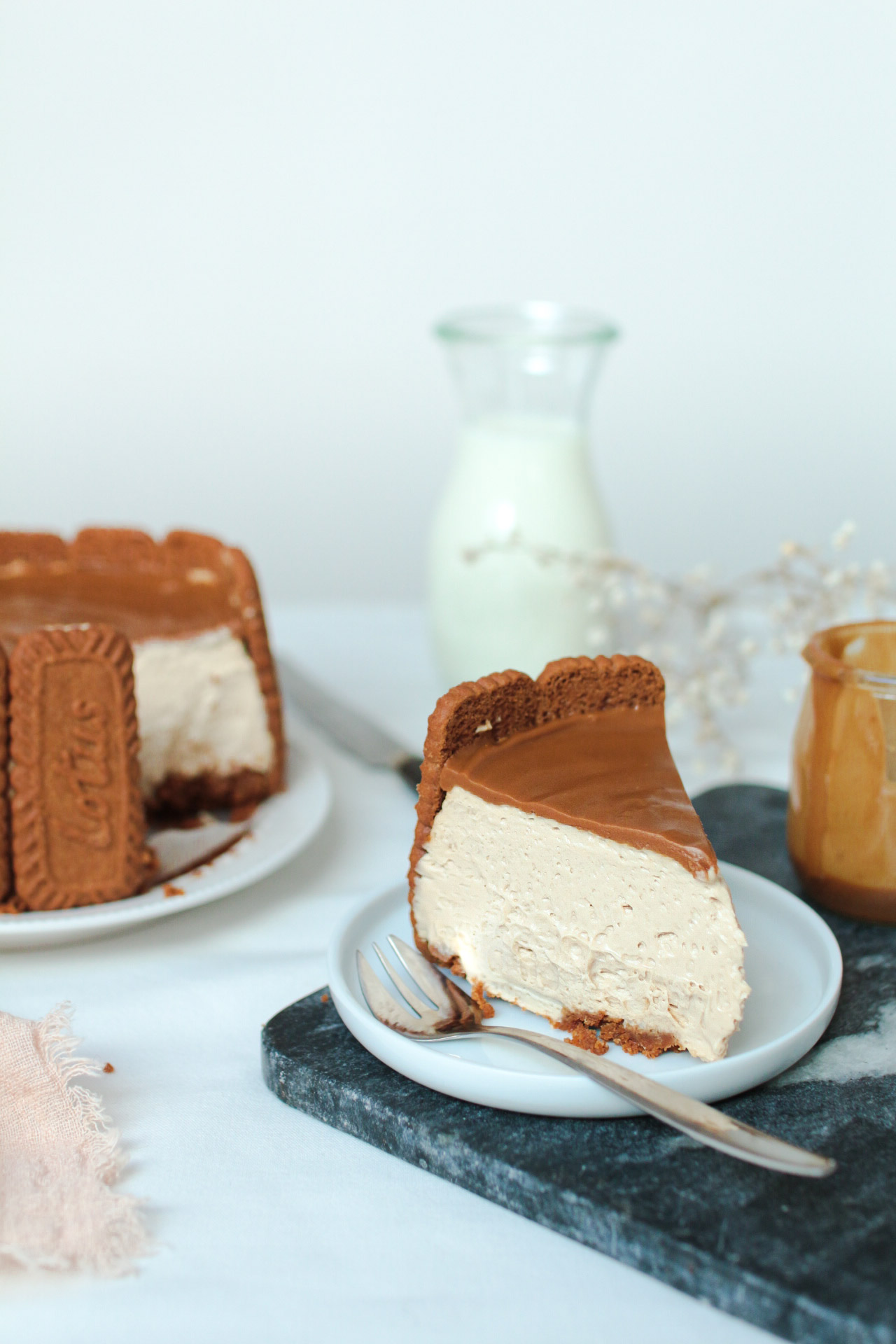 Cheesecake speculoos sans cuisson