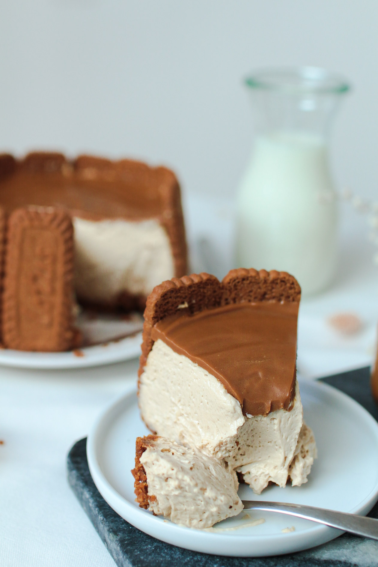 Cheesecake speculoos sans cuisson