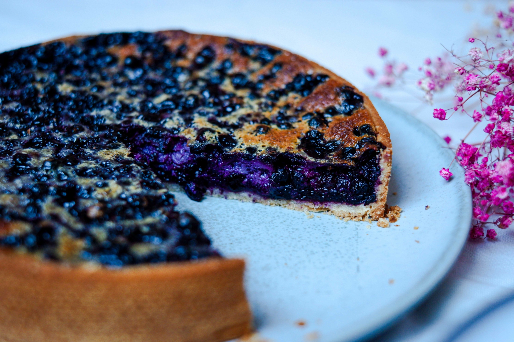 La recette de la tarte aux myrtilles — free download