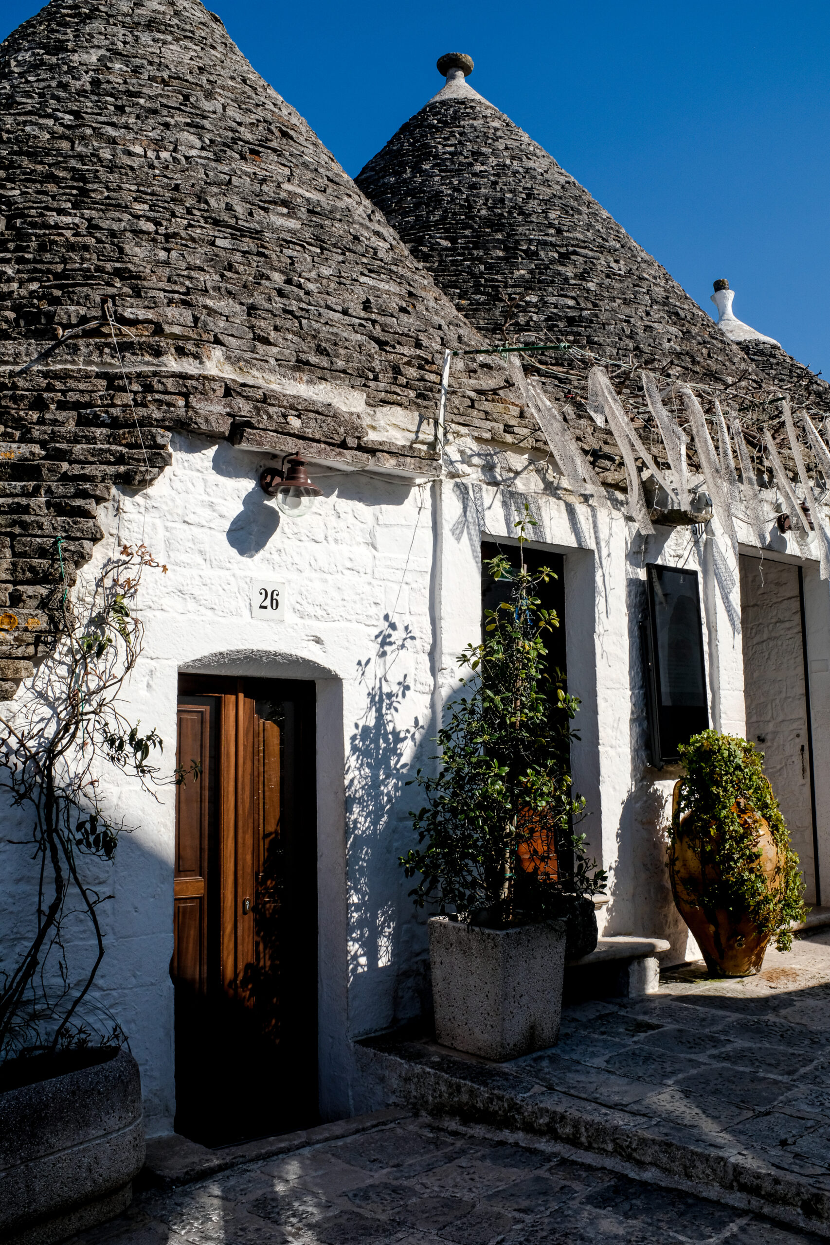 Les trulli à Alberobello dans les Pouilles