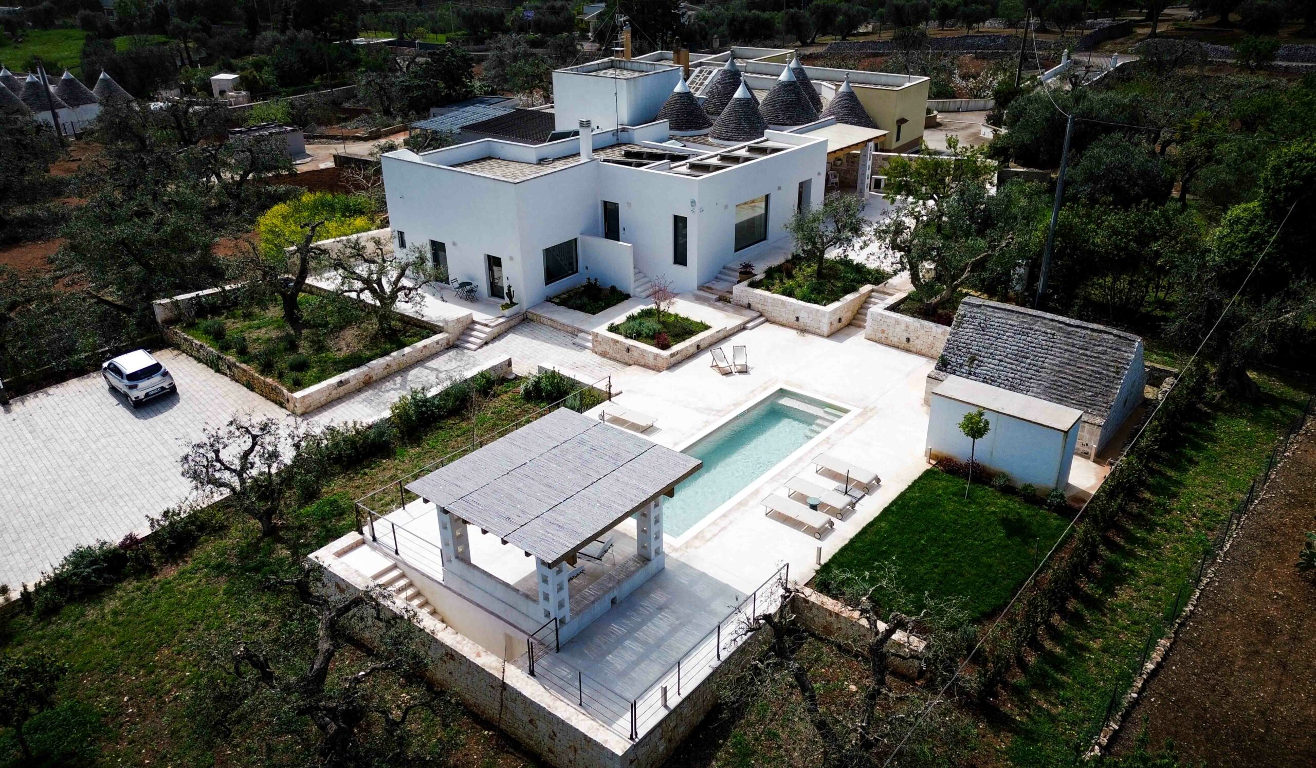 Où dormir près d'Ostuni dans les Pouilles : villa Monti à Cisternino