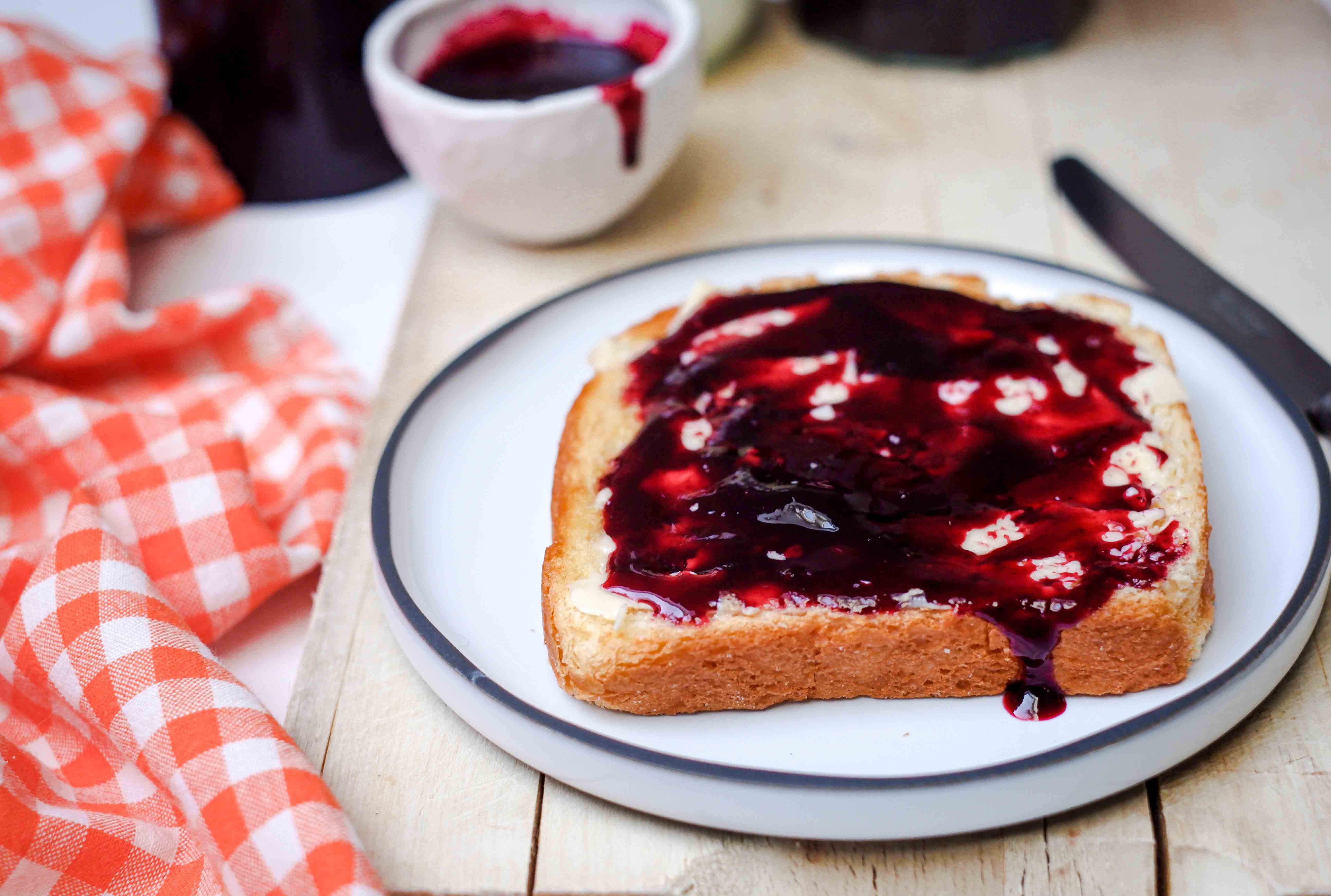 la recette de la confiture de mûres