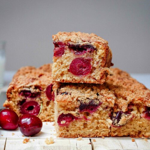 gâteau aux cerises moelleux : la recette