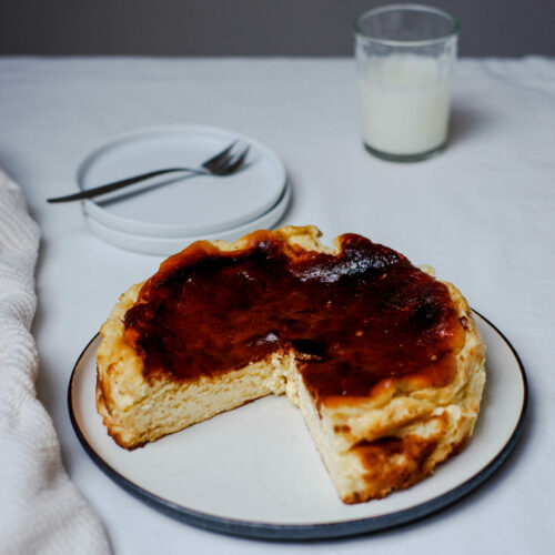 cheesecake basque : recette crémeuse